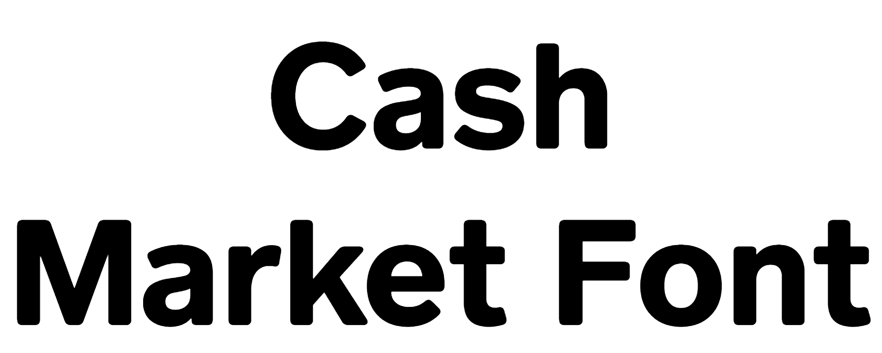 Cash Market Font | DafontStyle