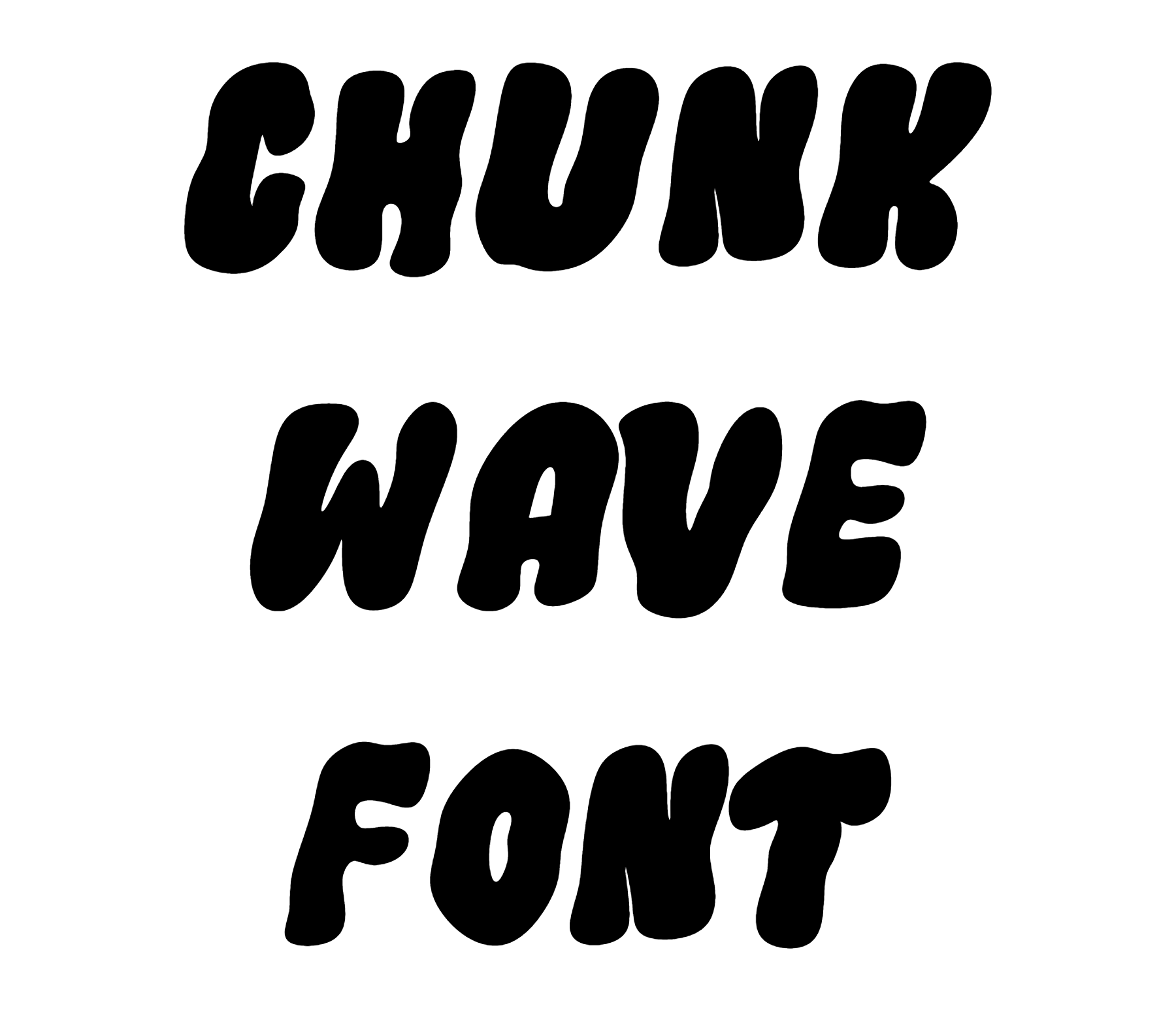 Chunk Wave Font Download