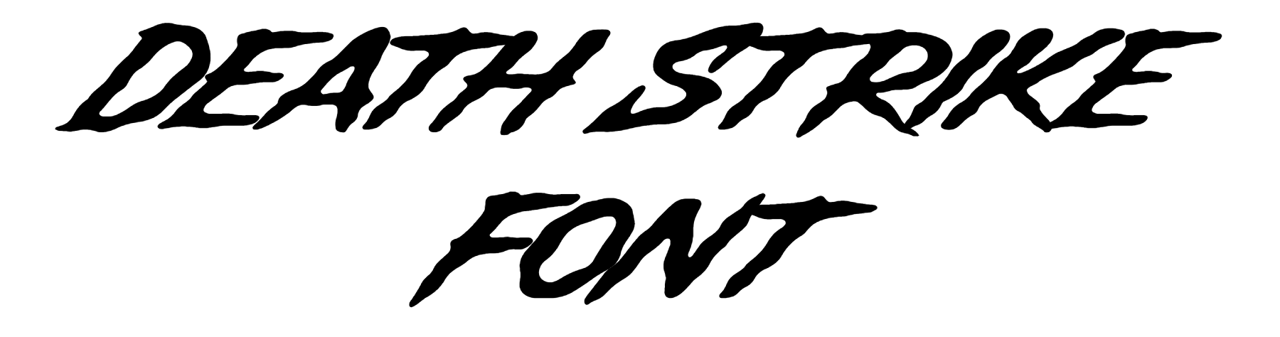 Death Strike Font Download