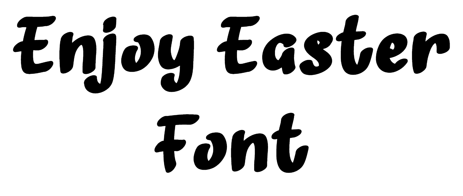 Enjoy Easter Font Download