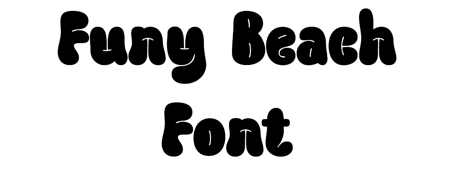 Funy Beach Font Download