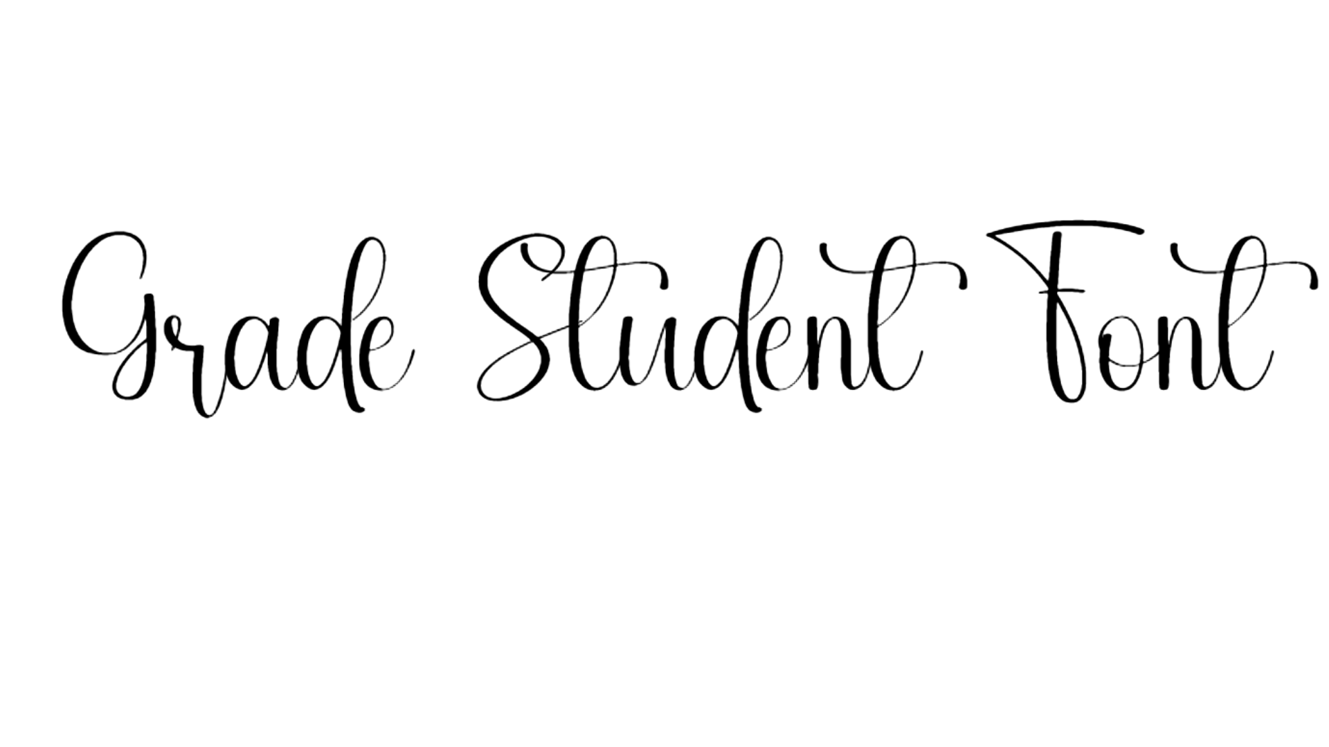 Grade Student Font Download