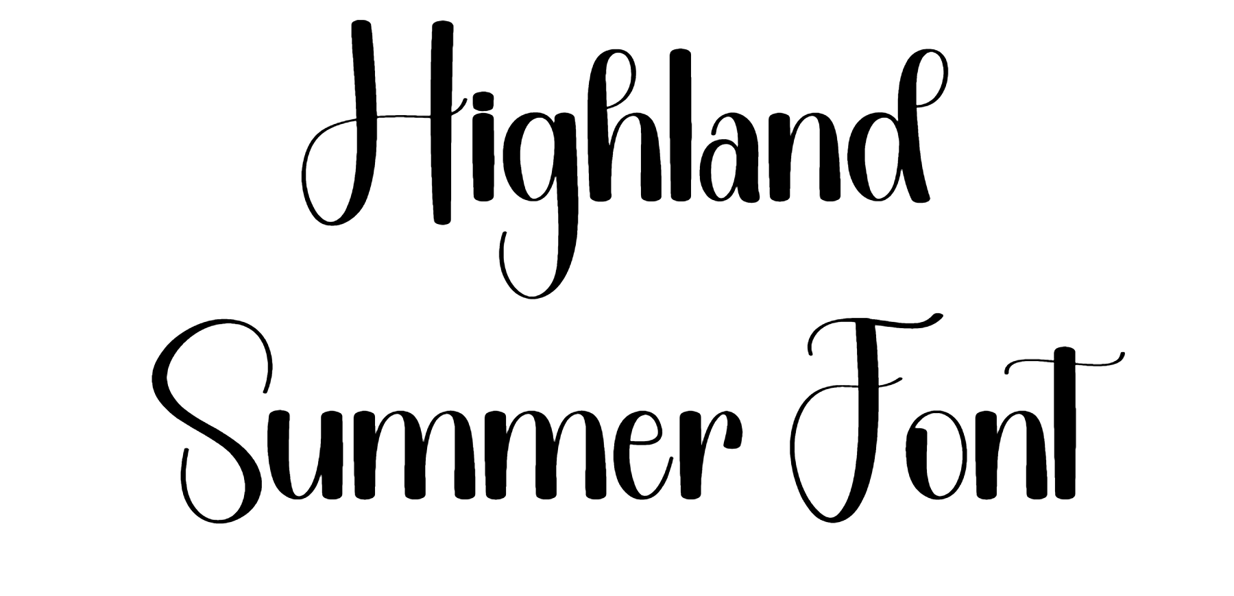 Highland Summer Font Download