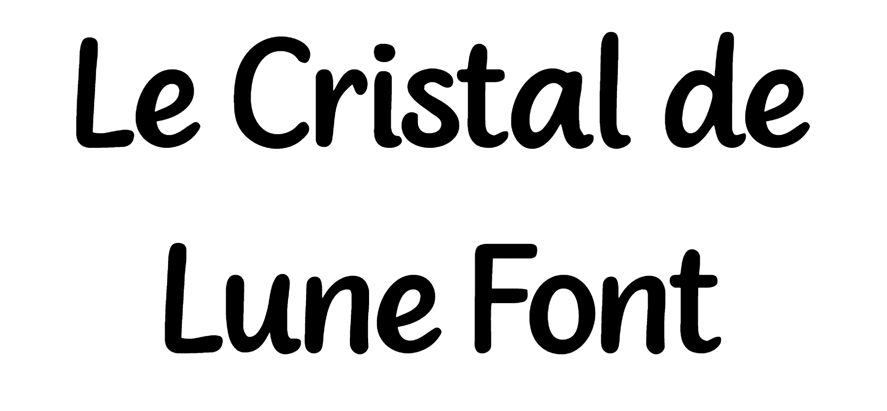Le Cristal de Lune Font Download