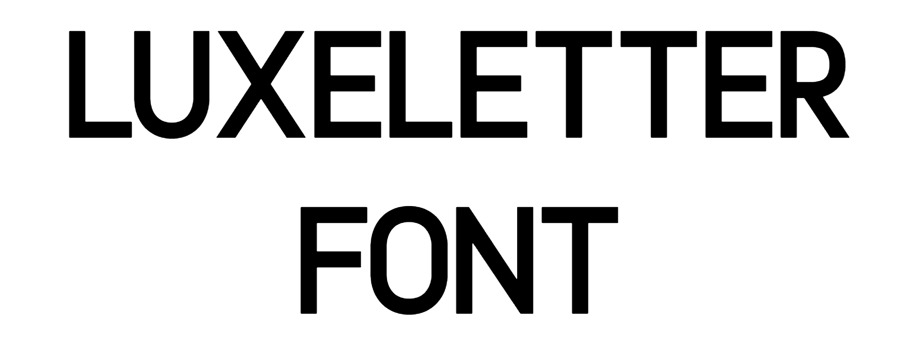 LuxeLetter Font Download