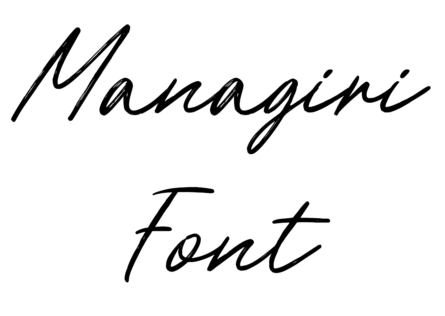 Managiri Font Download