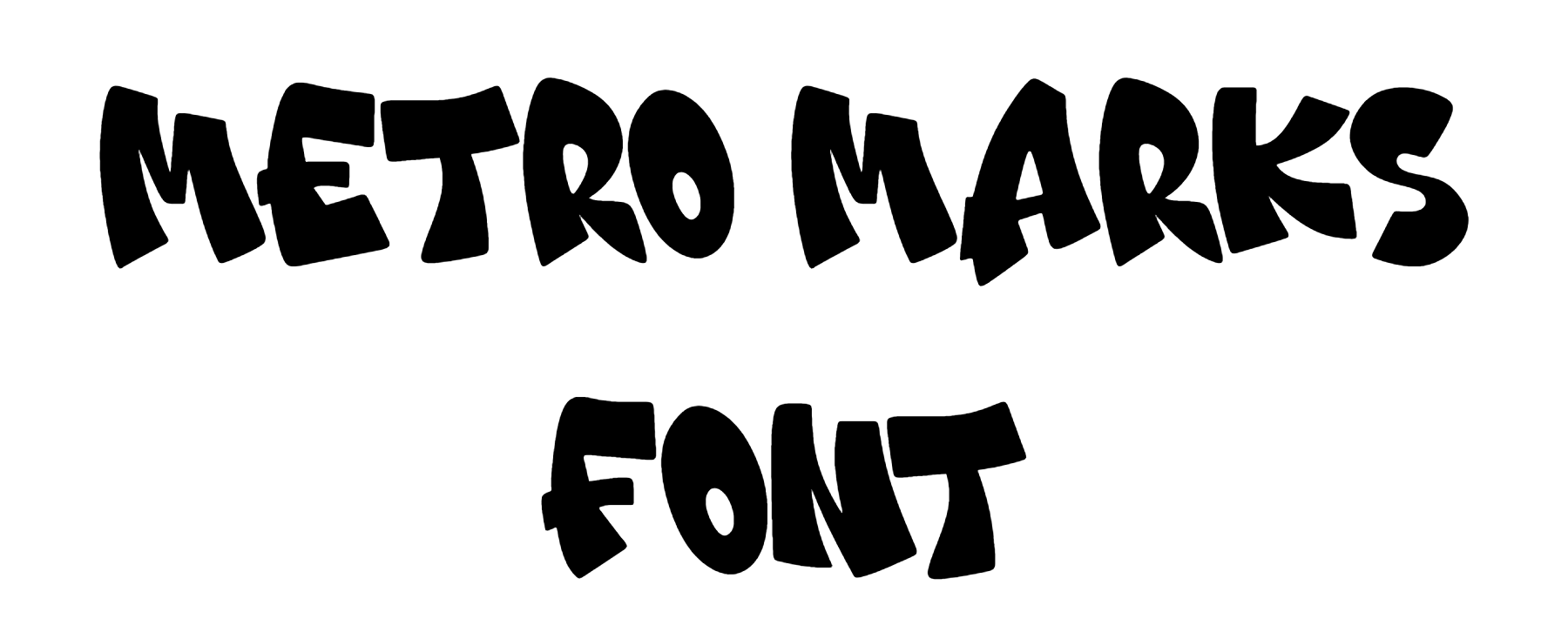 Metro Marks Font Download