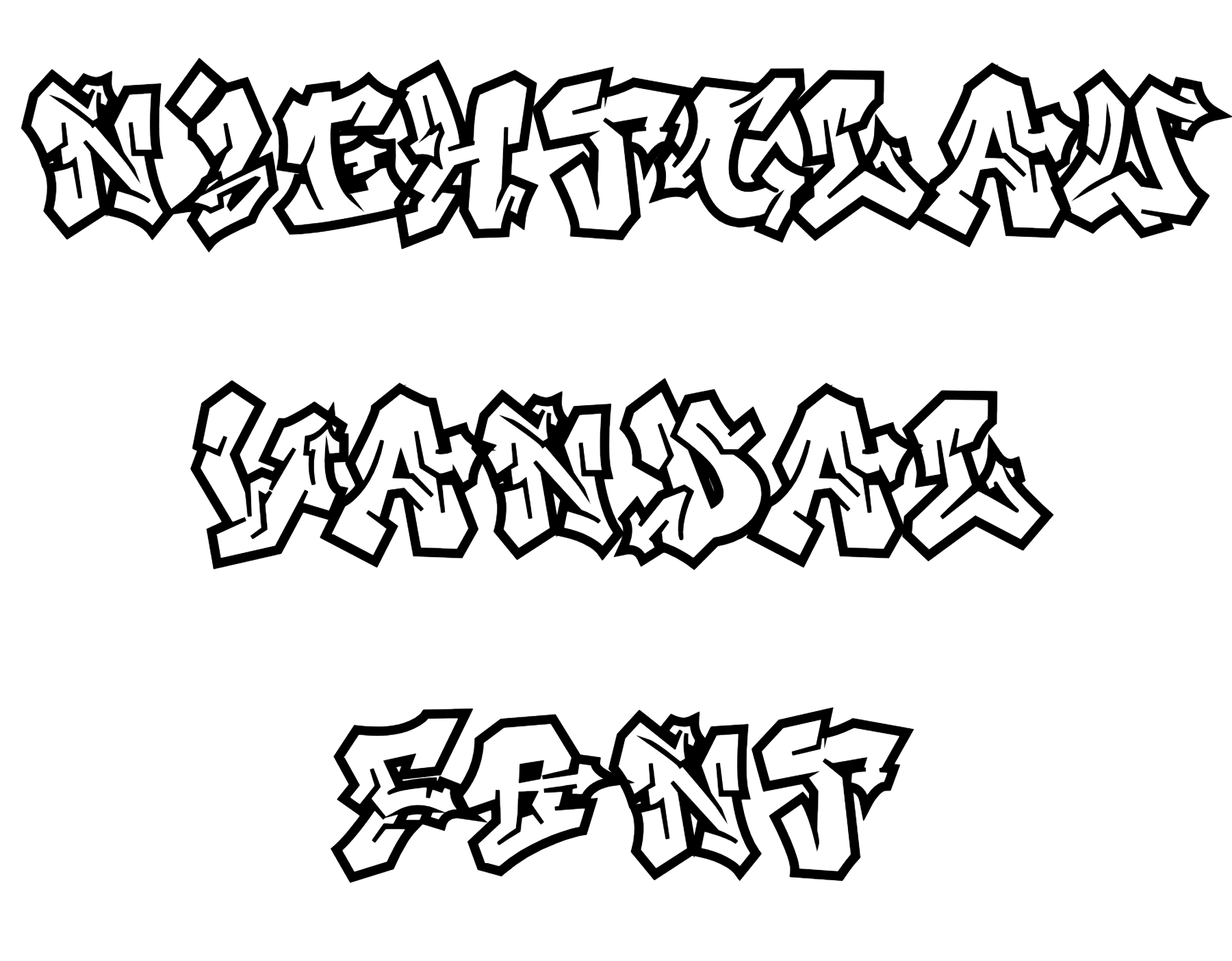 Nightclaw Vandal Font Download