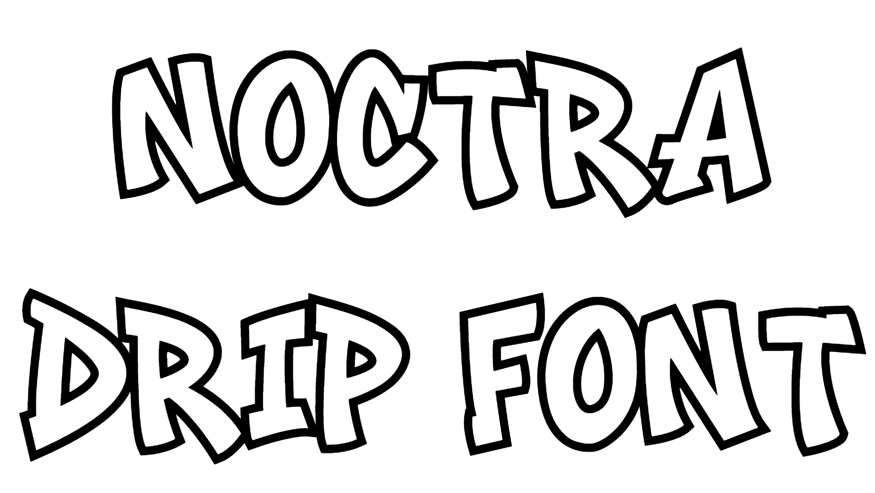 Noctra Drip Font Download