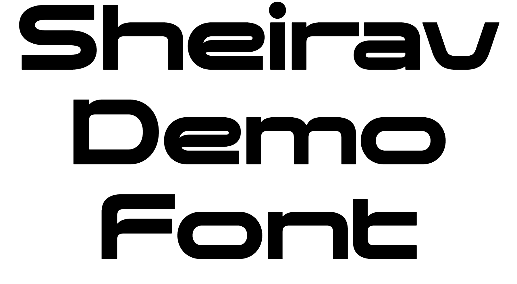 Sheirav Demo Font Download