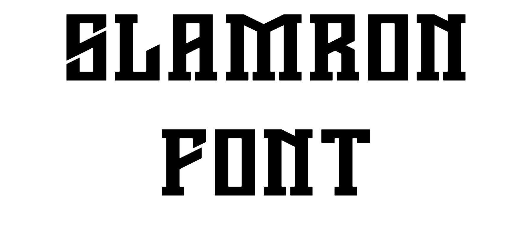 Slamron Font Download