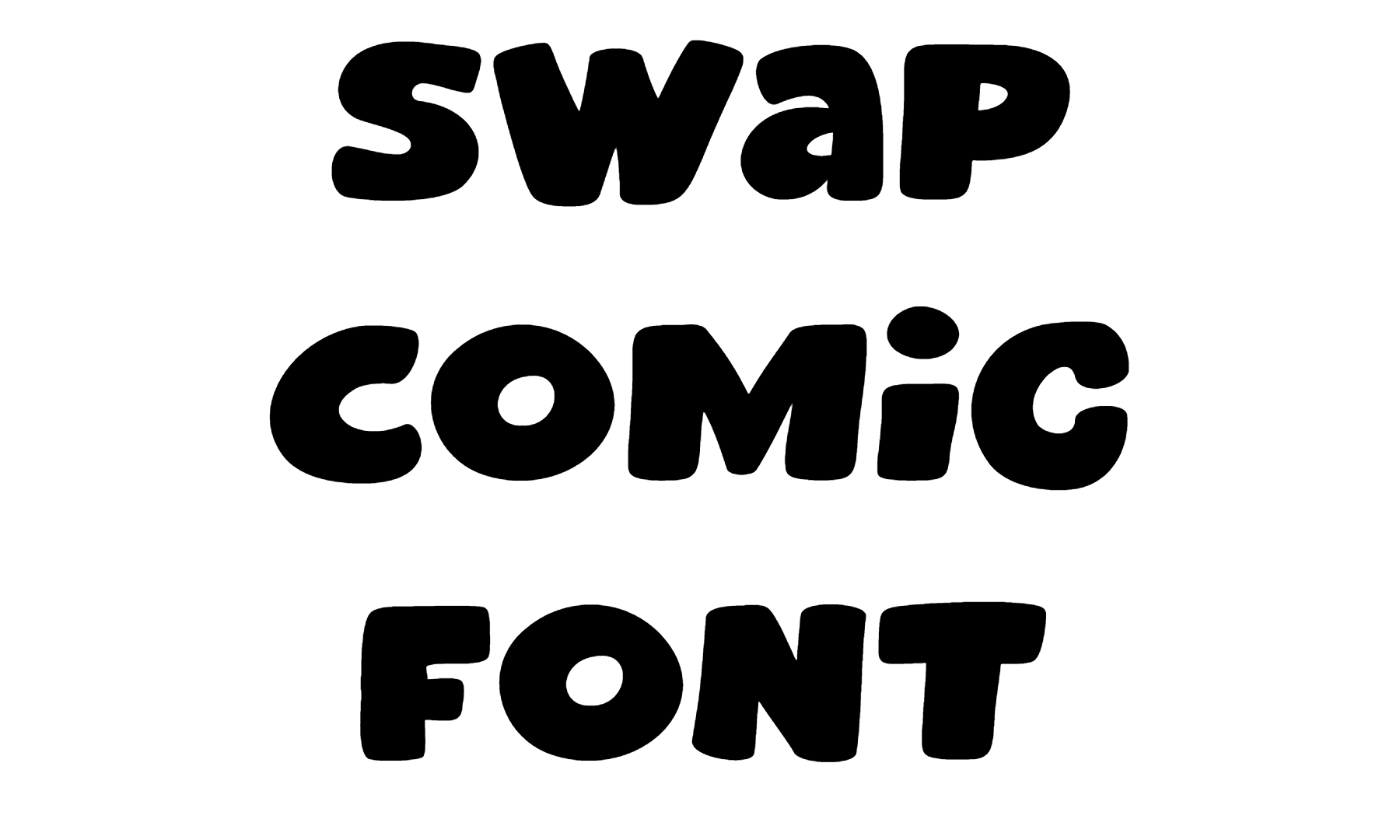 Swap Comic Font Download