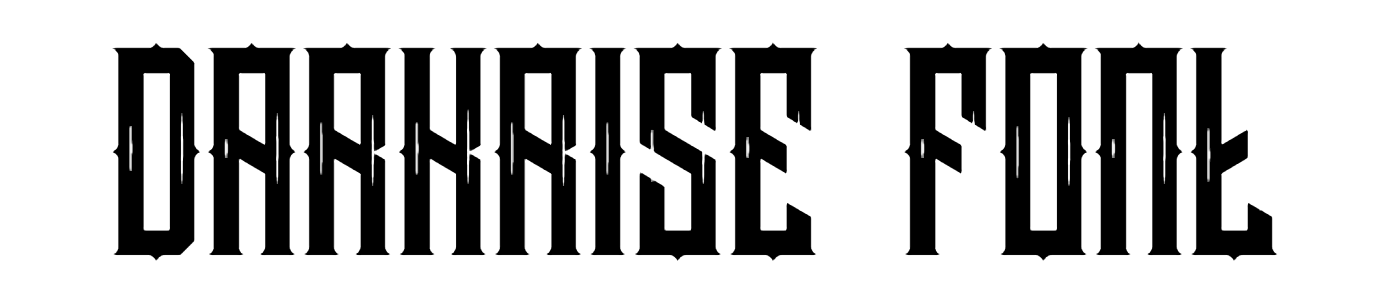 DARKRISE Font download