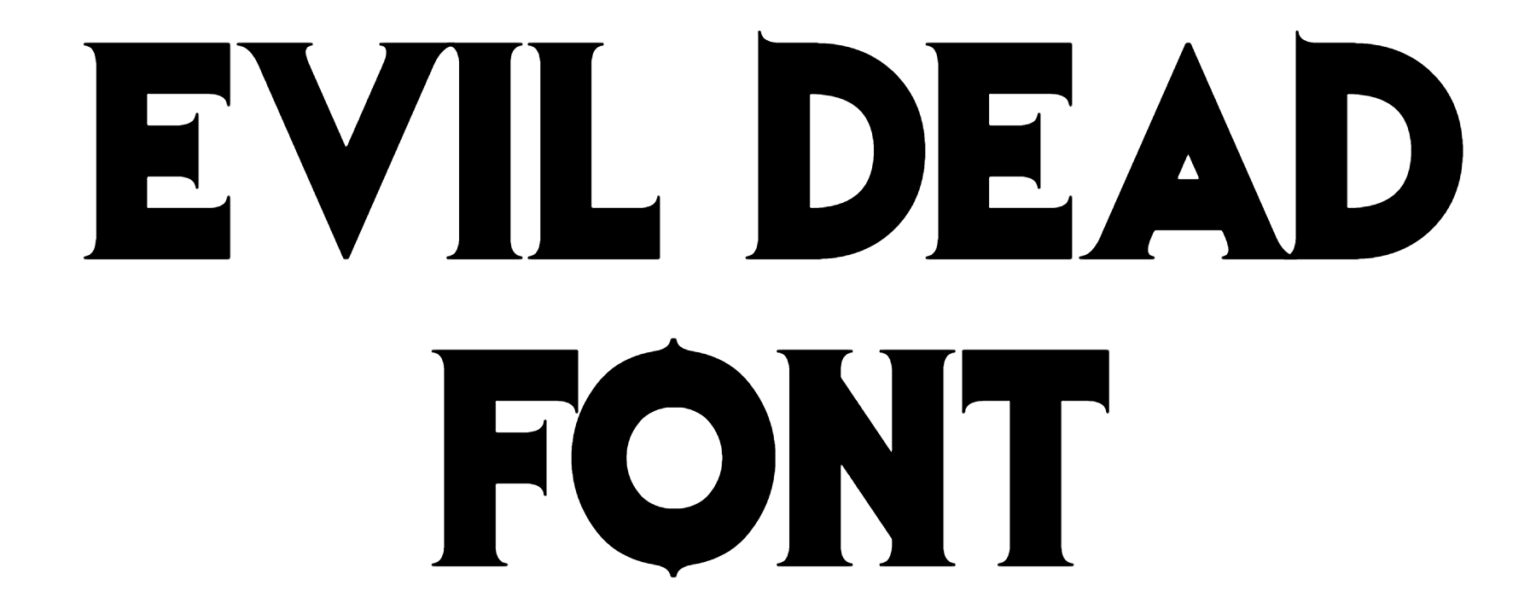 Evil Script Font Types Evil Dead Font | DafontStyle