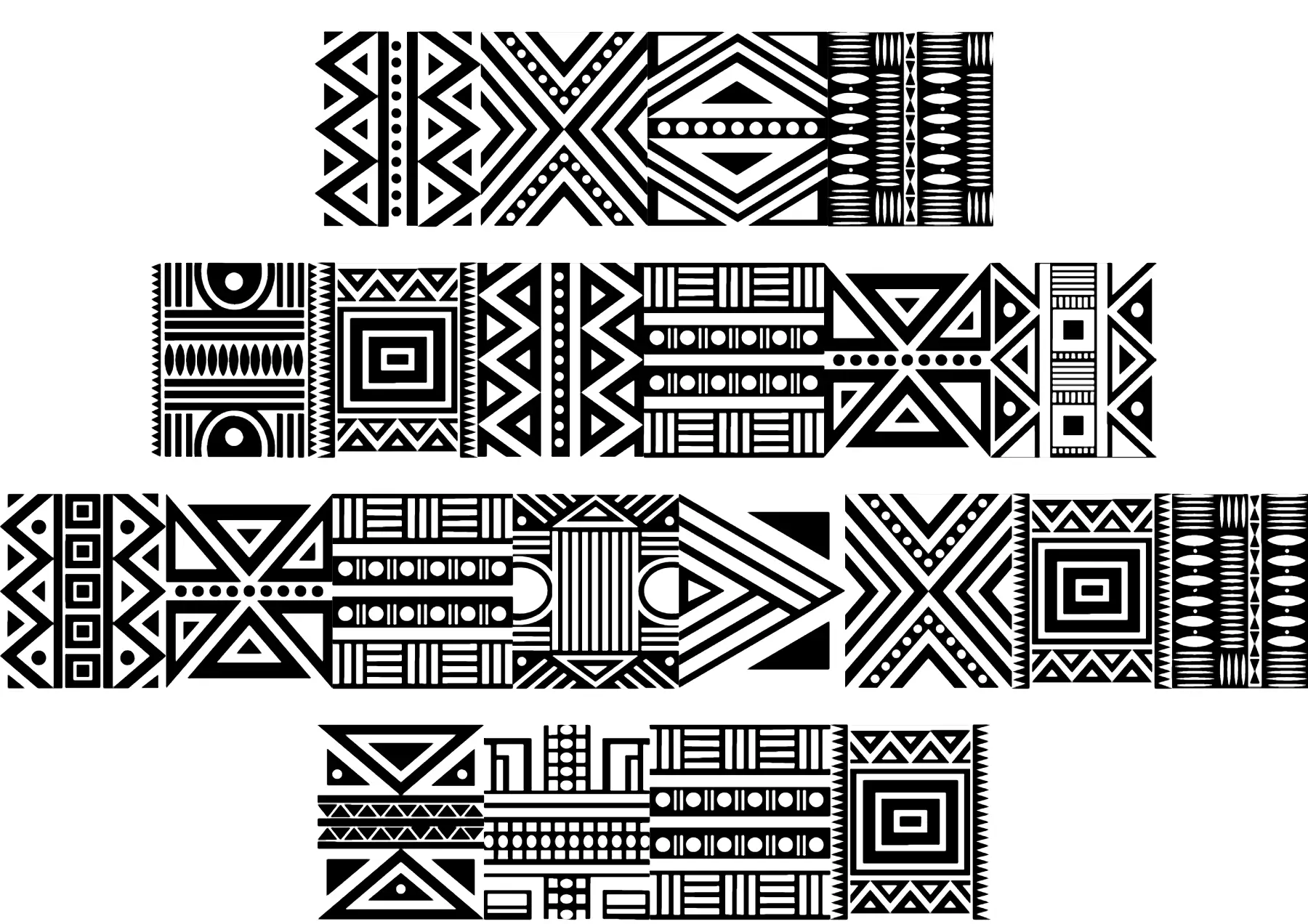 Haus Ethnik Dingbats Font