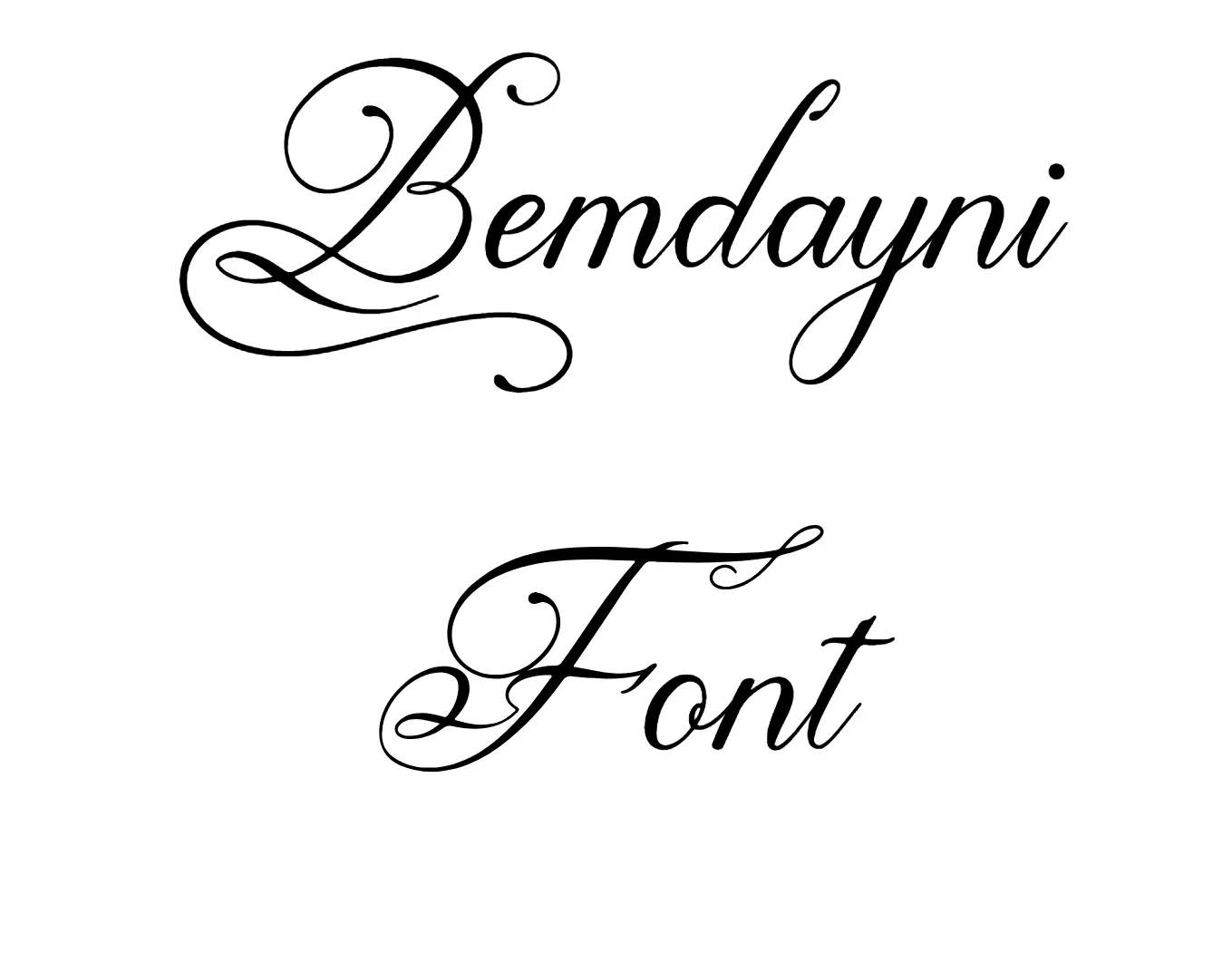 Bemdayni Font